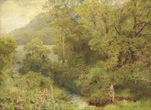 John William North, A.R.A., R.W.S. - Summer in a Western Wood