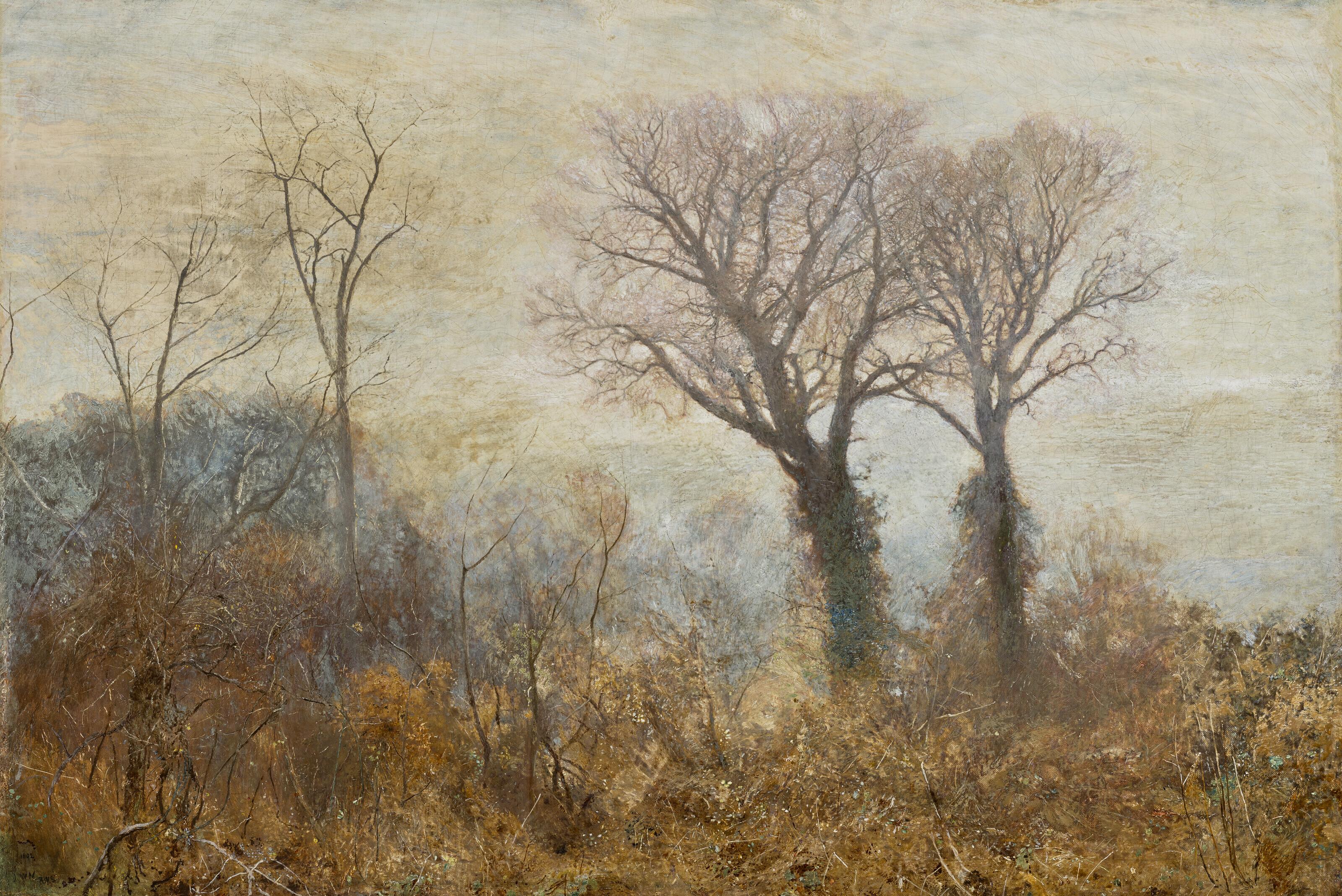 John William North, A.R.A. - When winter\'s wasteful spite was almost spent