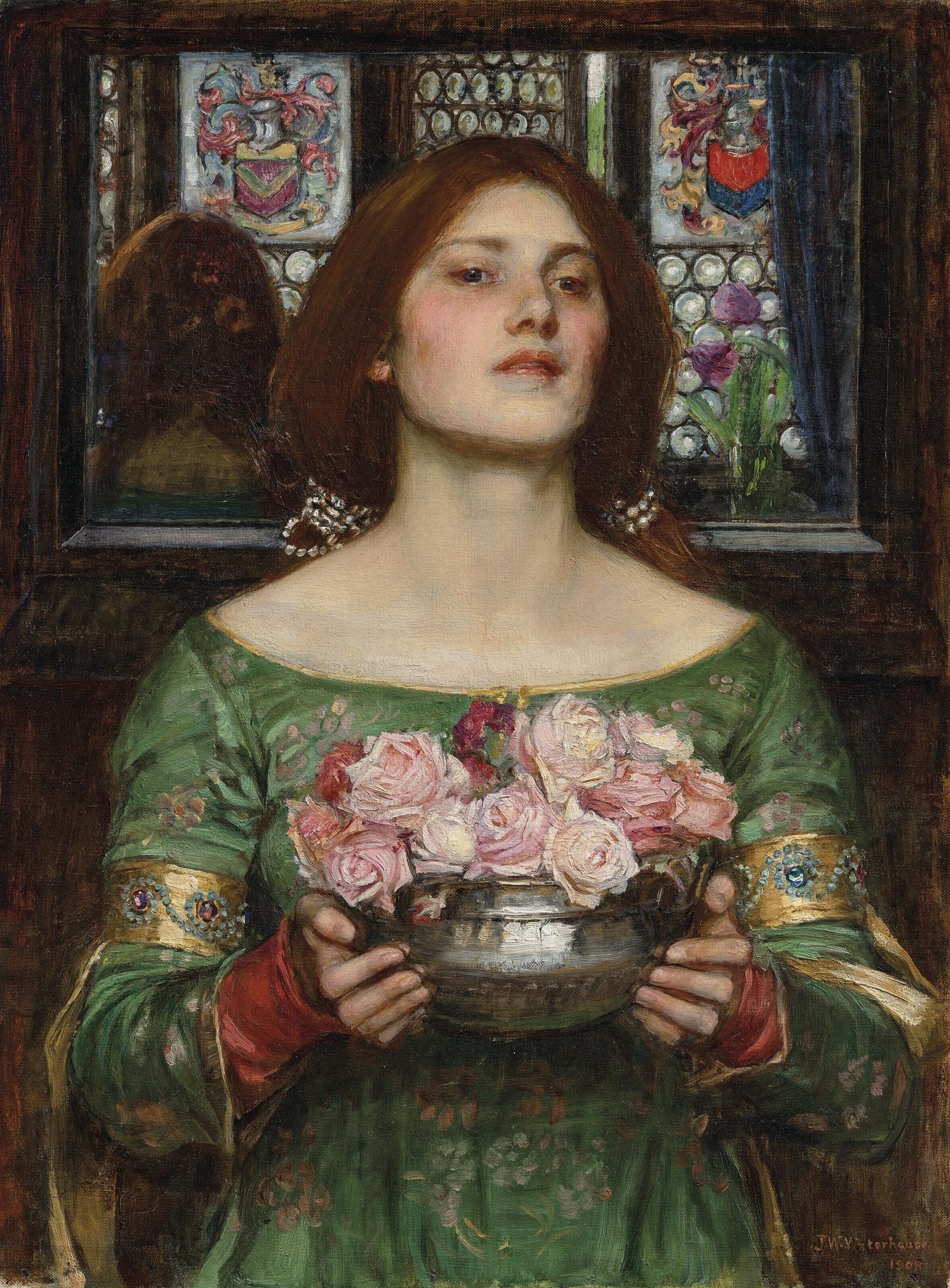 John William Waterhouse, R.A., R.I. - Gather Ye Rosebuds While Ye May