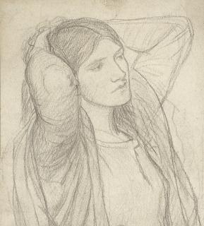 John William Waterhouse, R.A., R.I. - Study For \