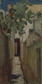 John William Waterhouse, R.A. - A street in Capri