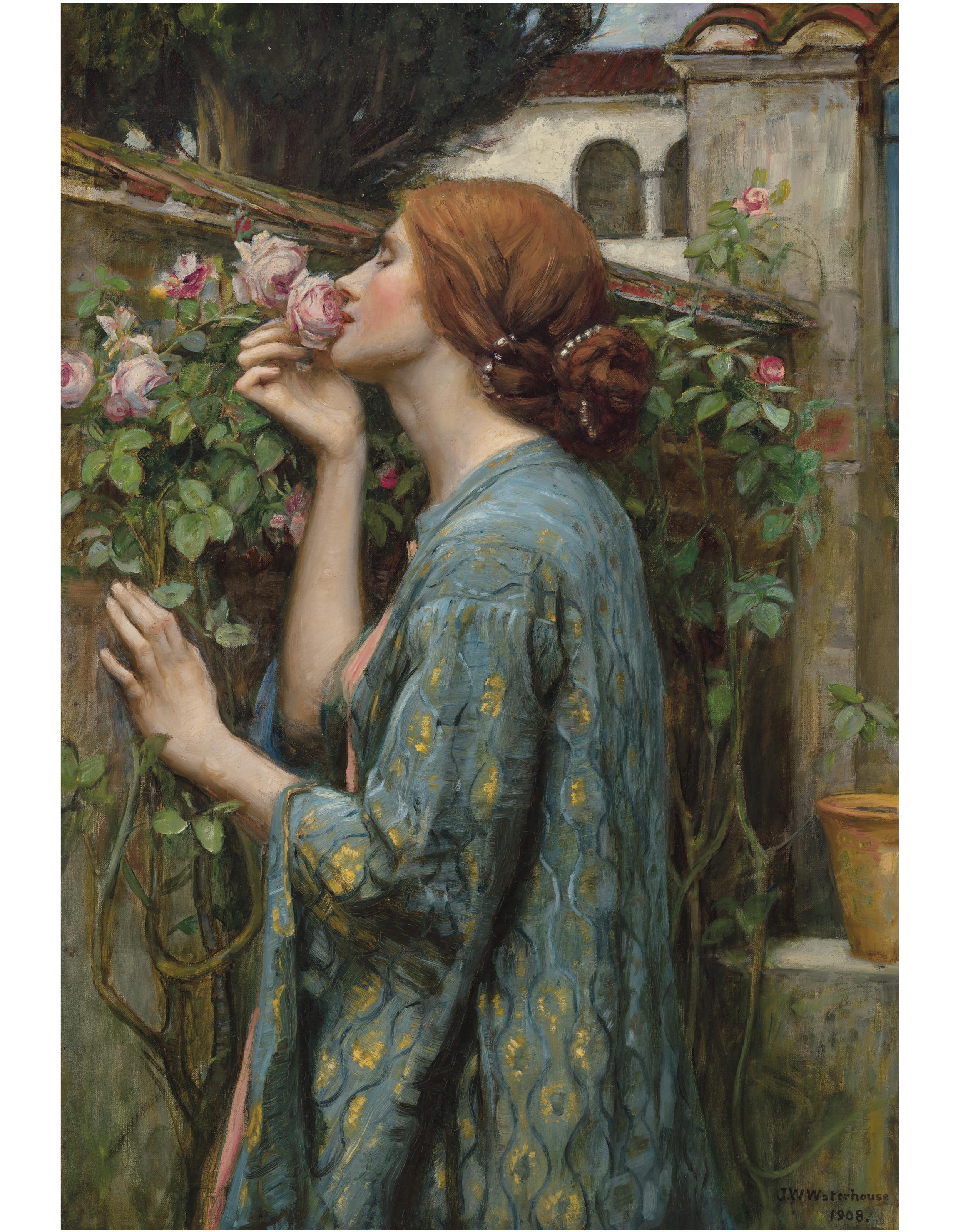 John William Waterhouse, R.A. - The Soul of the Rose