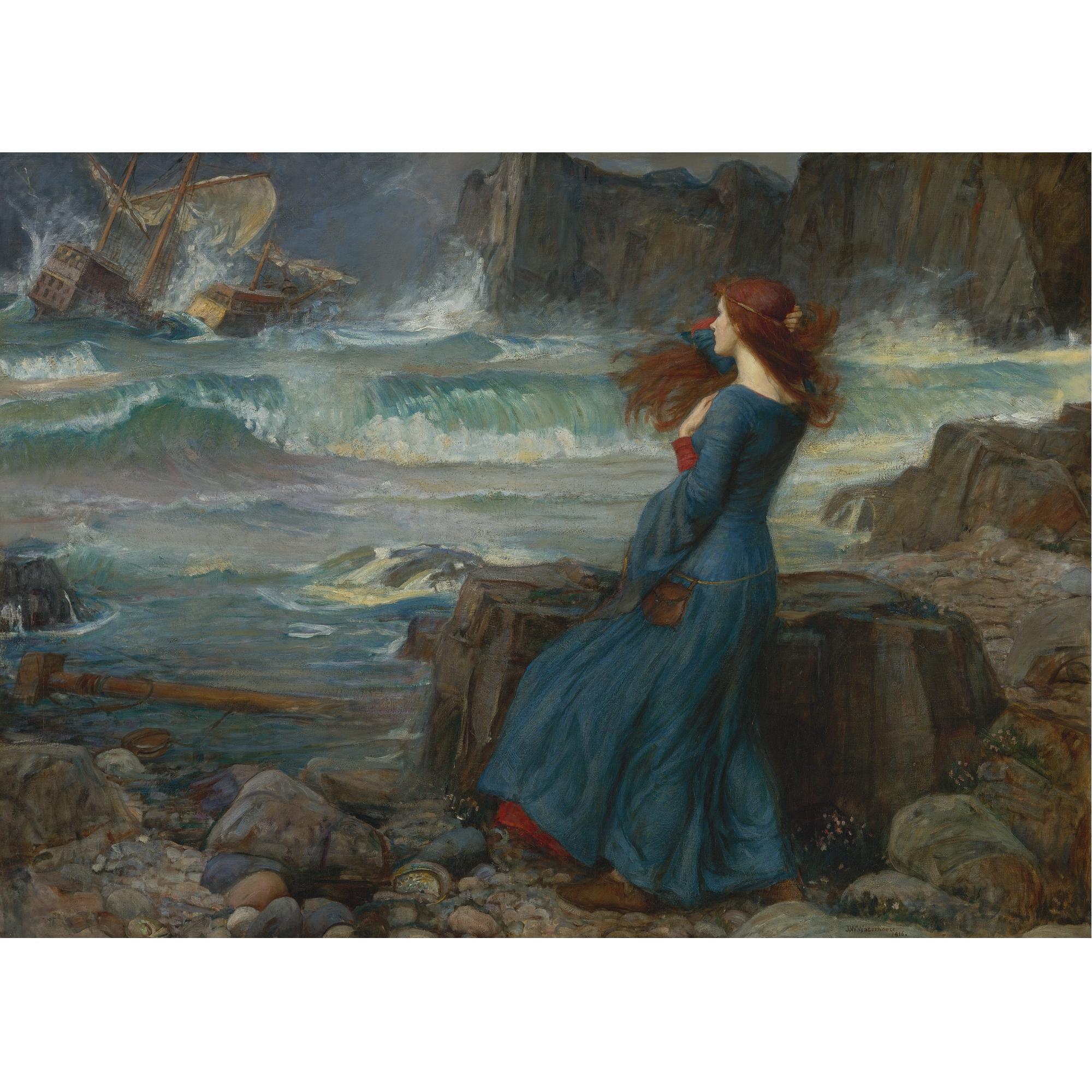 John William Waterhouse - British Miranda-The Tempest