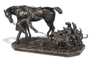 John Willis Good - Huntsman and Hounds