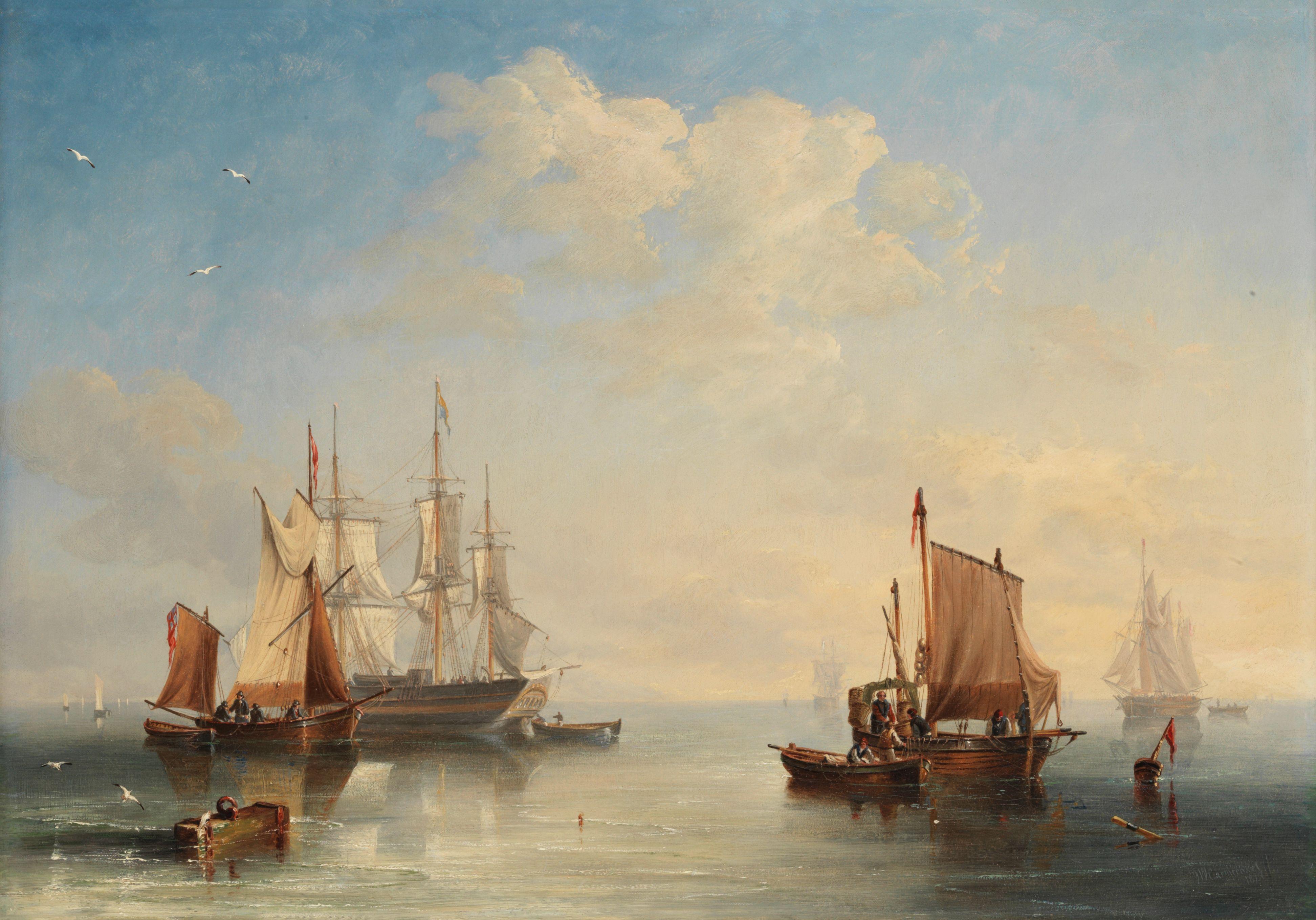 John Wilson Carmichael - \'A calm\'