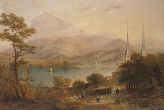 John Wilson Carmichael - Lake Lucerne