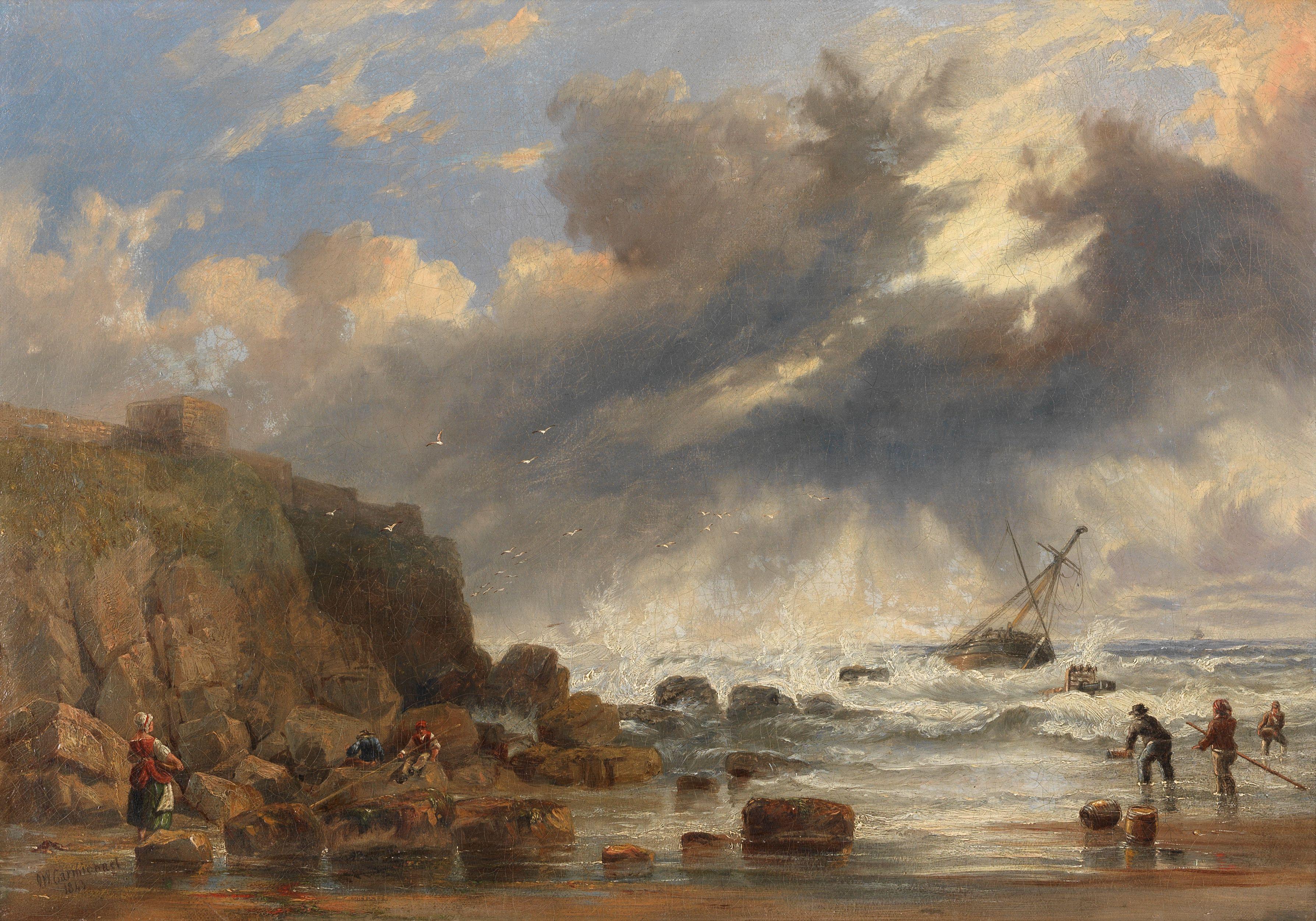 John Wilson Carmichael - The wreckers