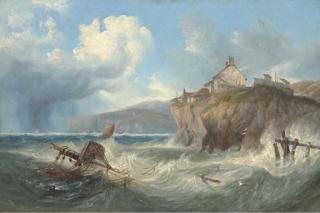 John Wilson Carmichael - Wreckage In Robin Hood\'S Bay