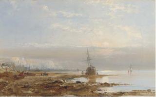 John Wilson Ewbank, R.S.A. - Unloading The Catch