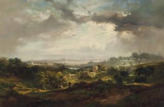 John Wilson Ewbank - A View Of London From Hampstead Heath