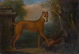 John Wootton - A Whippet In A Landscape With A Dead Pheasant