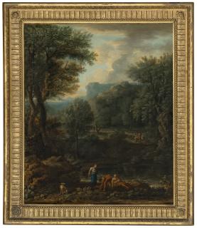 John Wootton - An Italianate landscape