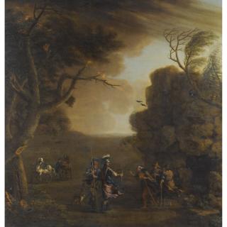 John Wootton - Macbeth And Banquo With The Three Witches