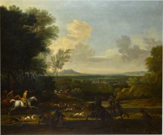 John Wootton - The Chase: Hunting in Leicestershire