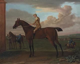 John Wootton - Wanton, a bay racehorse with jockey up, at Newmarket