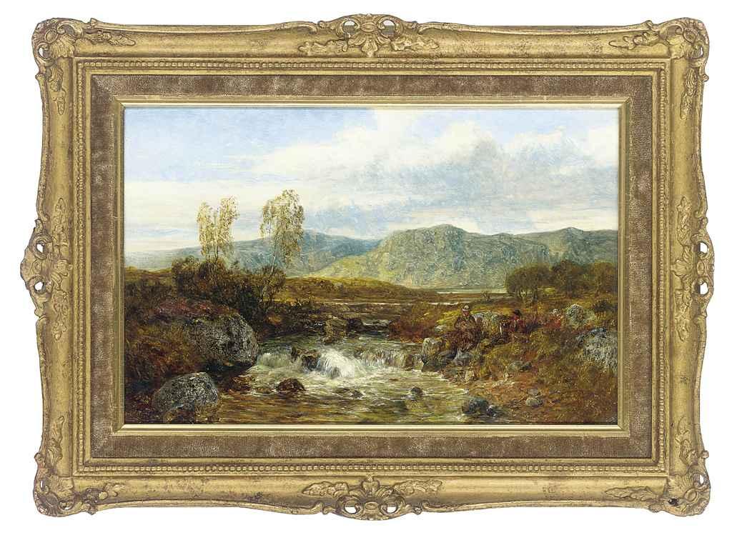 John Wright Oakes, A.R.A. - The bridge, near Capel Curig, Wales