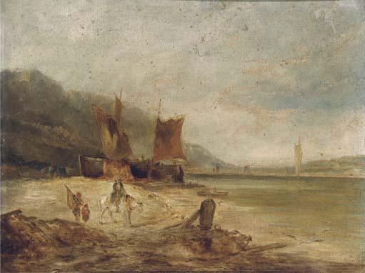 John Wright Oakes, R.A. - Afternoon on the Devonshire coast