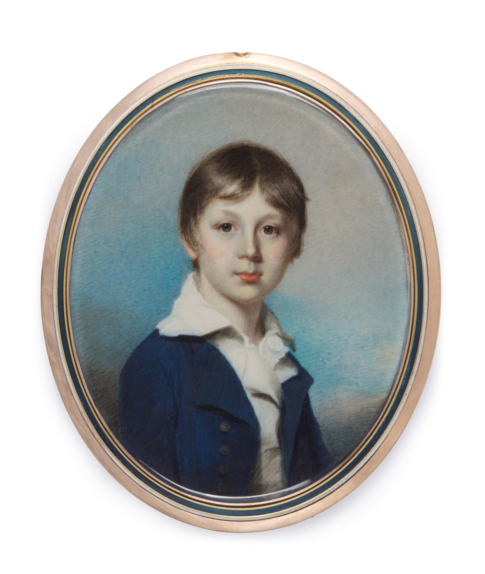 John Wright - Portrait Of A Boy, Circa 1800