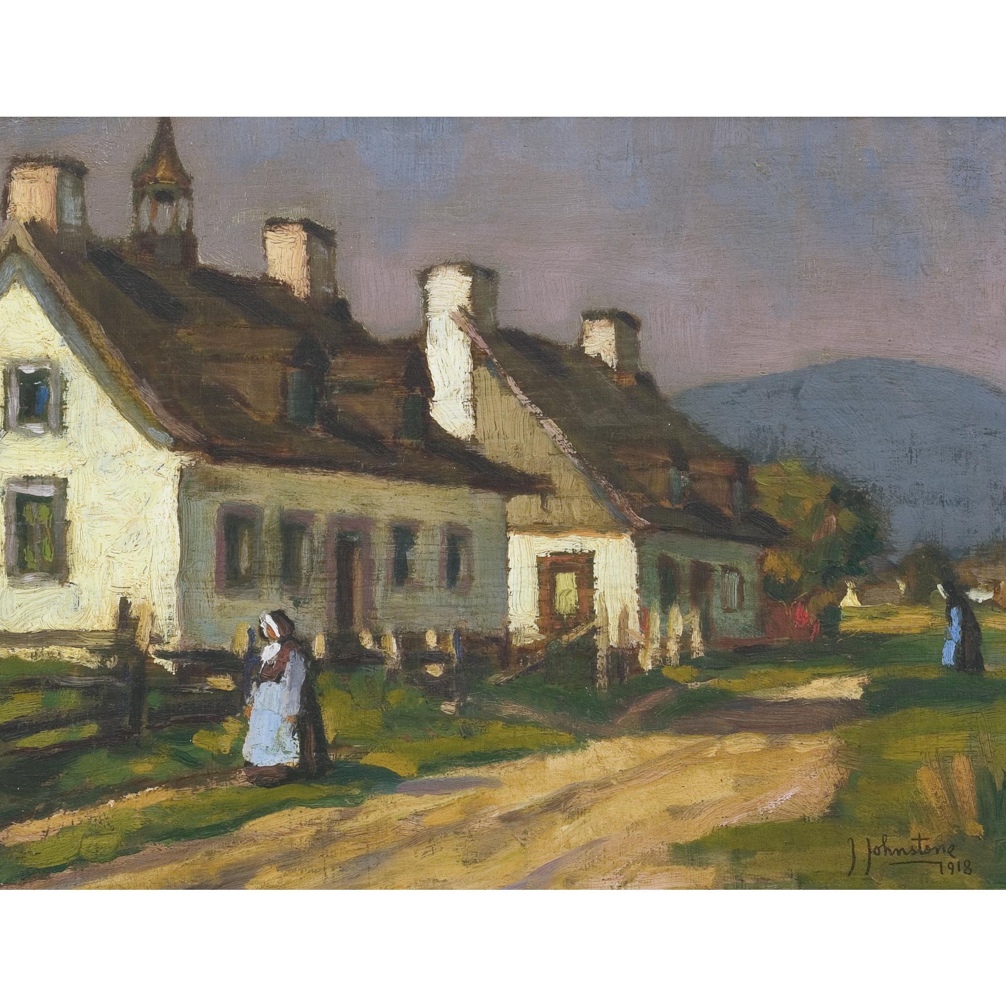 John Young Johnstone - The School House At Joachim