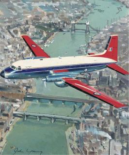 John Young - An Andover Flying Over The Thames