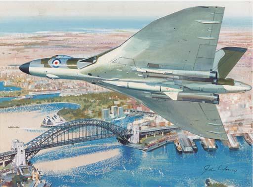 John Young - Vickers Vulcan Bomber Command Flying Over Sydney, Australia