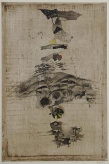 Johnny Friedlaender - Paysage aux chèvres