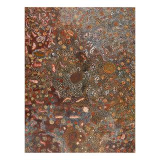 Johnny Warangkula Tjupurrula - Camp At Walungurru - Dingo Camp At Tinki