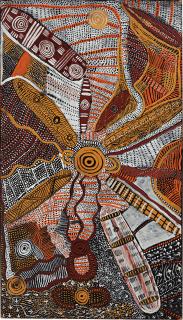 Johnny Warangkula Tjupurrula - WATER DREAMING AT KALIPINYA, 1972