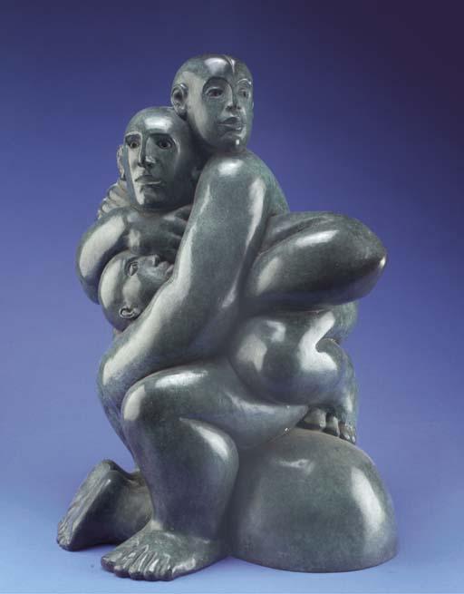 Jon Buck - Three figures embracing
