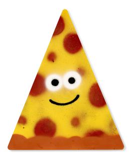 Jon Burgerman - The Biggest Slice