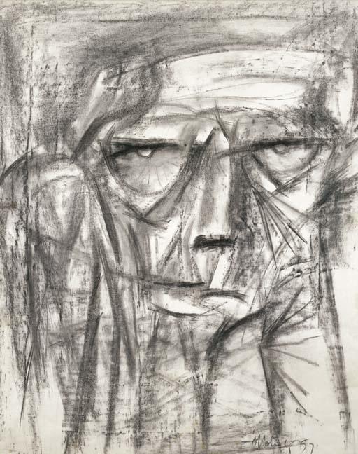 Jon Molvig - Head of A Madman (Study)