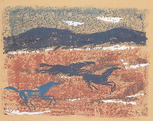 Jon Molvig - Running Horses