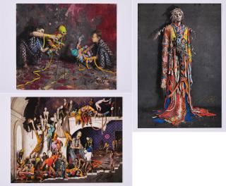 Jonas Burgert - Serie von 3 Offsets.