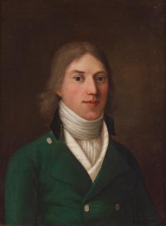 Jonas Forsslund - Young man i green justacorpe