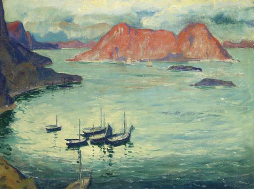 Jonas Lie - Midnight, Lofoten Islands, Norway