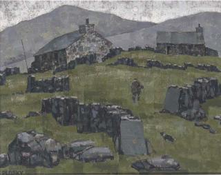 Jonas Plosky - Farmer Returning Home, Gwynedd