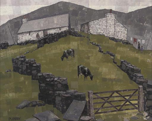 Jonas Plosky - Small Farm Above Waunfawr