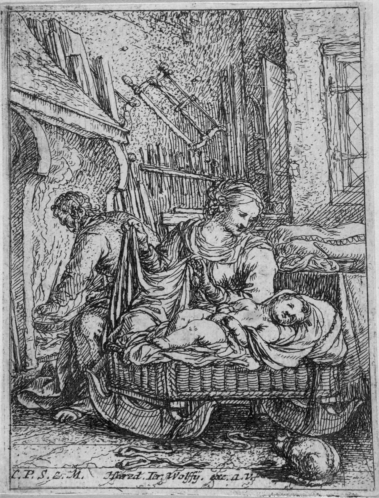 Jonas Umbach - 3 Bll.: Religiöse und mythologische Darstellungen.