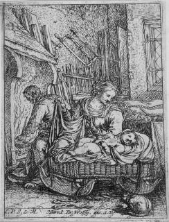 Jonas Umbach - 3 Bll.: Religiöse und mythologische Darstellungen.