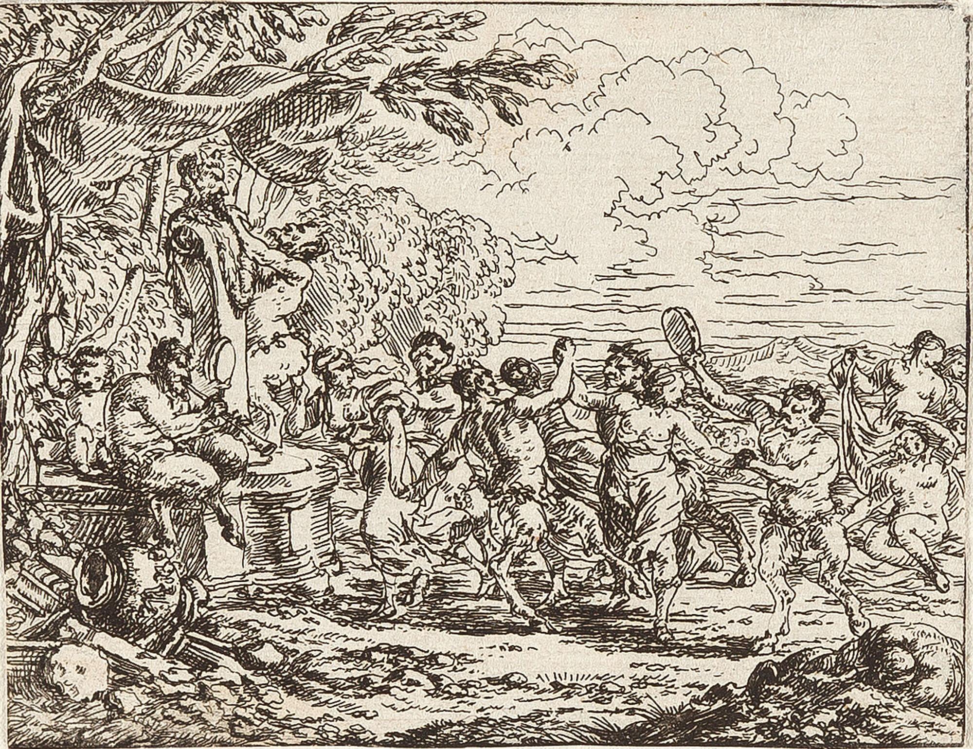 Jonas Umbach - Nymphen und Satyrn im Reigen.