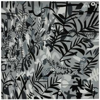 Jonas Wood - Bw Parrot Pattern