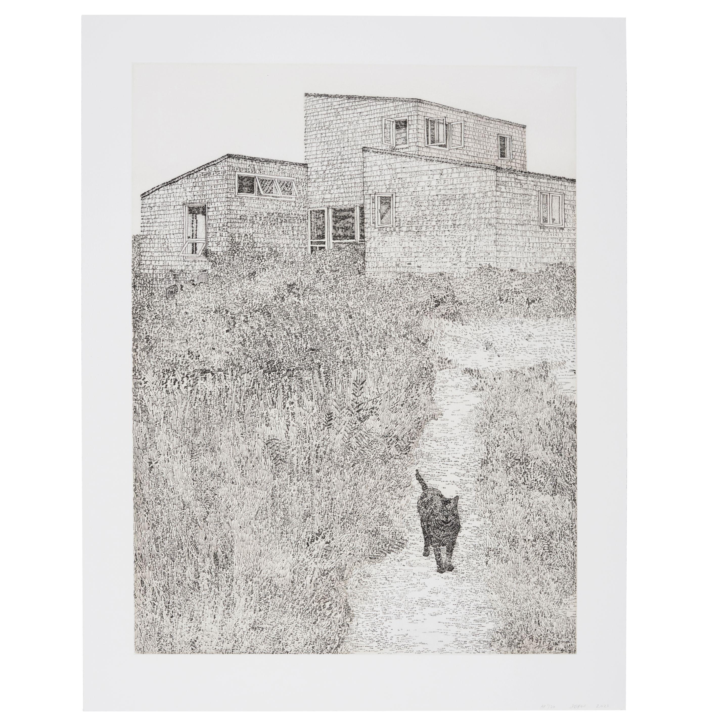 Jonas Wood - C.M.Z. House on M.V. with Ptolemy