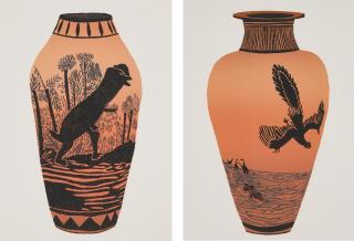 Jonas Wood - Dilophosaurus Wetherilli & Archaeopteryx Lithographica