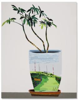 Jonas Wood - Landscape Pot 1