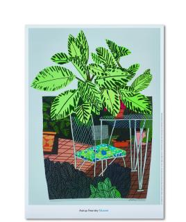 Jonas Wood - Landscape Pot With Flower Chair