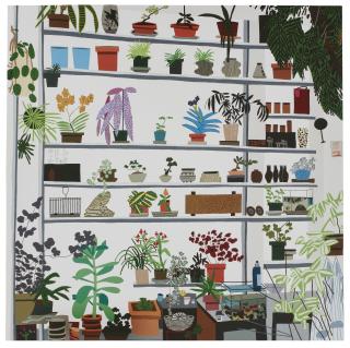 Jonas Wood - Large Shelf Still Life