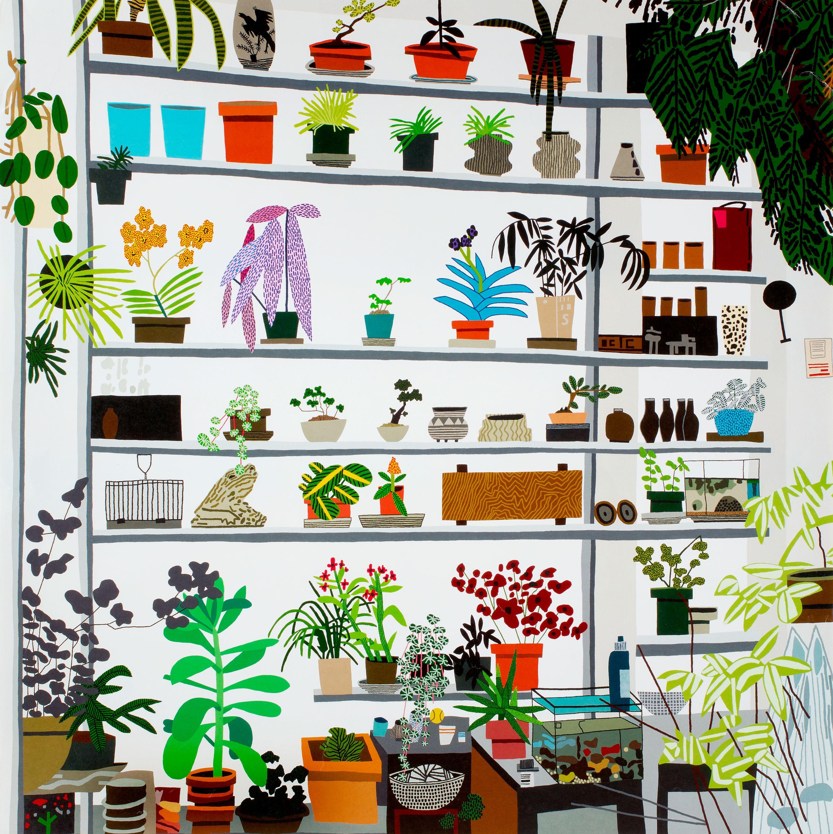 Jonas Wood - Large Shelf Still Life