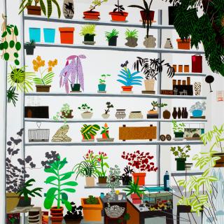 Jonas Wood - Large Shelf Still Life