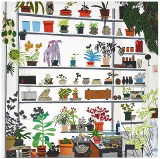 Jonas Wood - Large Shelf Still Life