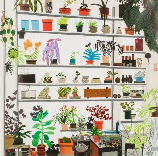 Jonas Wood - Large Shelf Still Life